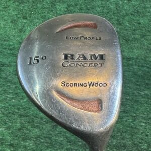 Vintage RAM Concept Scoring Wood 3 Wood 15° Mens RH Graphite Silver Golf Club